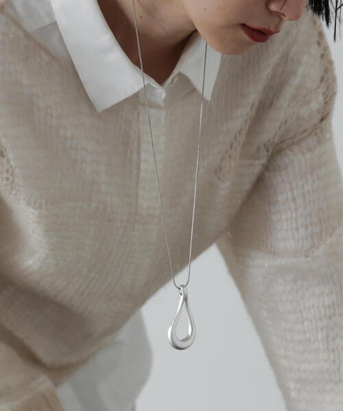 N.（N. Natural Beauty Basic）（エヌエヌナチュラルビューティーベーシック）の「◆ボリュームロングネックレス（ネックレス・レディース・ゴールド/シルバー・ﾌﾘ-）」の3枚目の写真