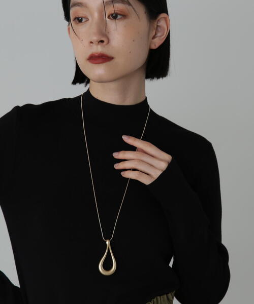 N.（N. Natural Beauty Basic）（エヌエヌナチュラルビューティーベーシック）の「◆ボリュームロングネックレス（ネックレス・レディース・ゴールド/シルバー・ﾌﾘ-）」の6枚目の写真