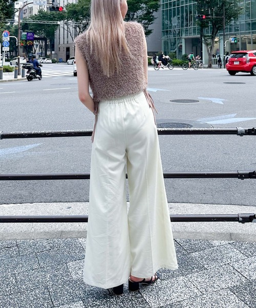 archives（アルシーヴ）の「【選べる！ＳＥＴＵＰシリーズ】サイドベルトワイドパンツ’（その他パンツ・レディース・ブラウン/グレー/ブラック/アイボリー・MEDIUM）」の15枚目の写真