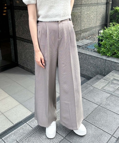 archives（アルシーヴ）の「【選べる！ＳＥＴＵＰシリーズ】サイドベルトワイドパンツ’（その他パンツ・レディース・ブラウン/グレー/ブラック/アイボリー・MEDIUM）」の17枚目の写真