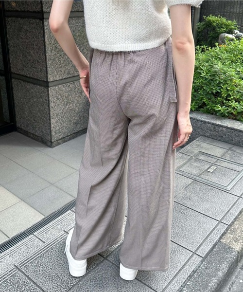 archives（アルシーヴ）の「【選べる！ＳＥＴＵＰシリーズ】サイドベルトワイドパンツ’（その他パンツ・レディース・ブラウン/グレー/ブラック/アイボリー・MEDIUM）」の18枚目の写真