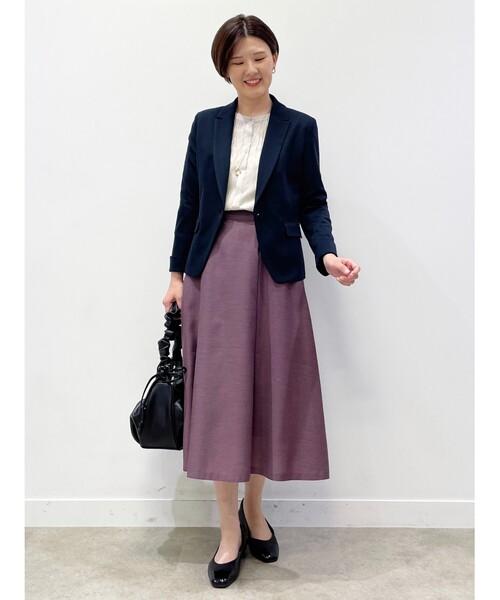 セール】【SALE／手洗い可】シャンブレーカラースカート