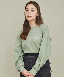 ラメグリッターPARISロゴロンT