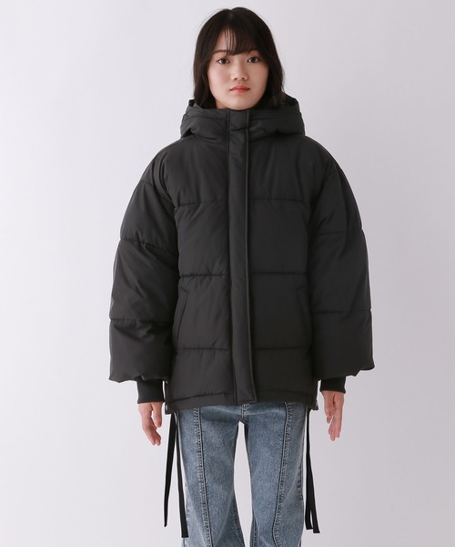 美品　Apart by エアサーマルフードブルゾン　黒 セール】エアサーマルフードブルゾン（ブルゾン）｜repipi armario