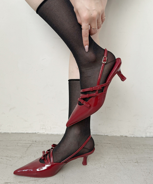 le decore le talon lady ribbon ミュール le decore le talon lady ribbon ミュール