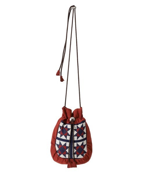 BALLAST ARK（バラストアーク）の「BALLAST ARK / バラストアーク：SAMI KINCHAKU BAG：BA10-B001[AST]（ハンドバッグ・メンズ・ブラック/レッド/ブラウン・FREE）」の3枚目の写真