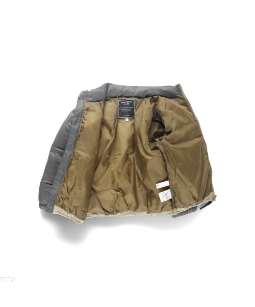 BRANSHES(ブランシェス)の「【やわらかふんわり】ジップアップアウター(ダウンジャケット/コート・キッズ・ブラック/マルチ/ネイビー/オレンジ・110cm/120cm/100cm/90cm/150cm/140cm/130cm)」の15枚目の写真