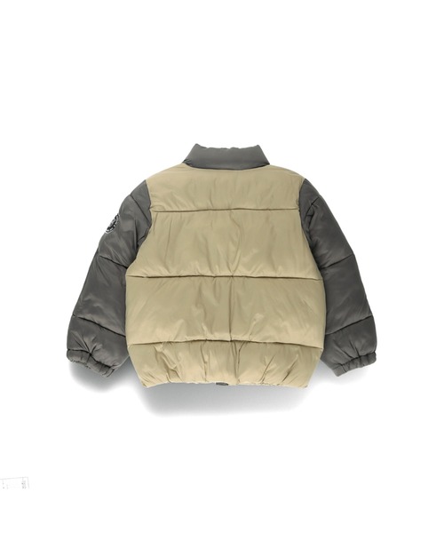 BRANSHES(ブランシェス)の「【やわらかふんわり】ジップアップアウター(ダウンジャケット/コート・キッズ・ブラック/マルチ/ネイビー/オレンジ・110cm/120cm/100cm/90cm/150cm/140cm/130cm)」の14枚目の写真