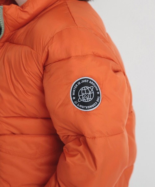 BRANSHES(ブランシェス)の「【やわらかふんわり】ジップアップアウター(ダウンジャケット/コート・キッズ・ブラック/マルチ/ネイビー/オレンジ・110cm/120cm/100cm/90cm/150cm/140cm/130cm)」の22枚目の写真