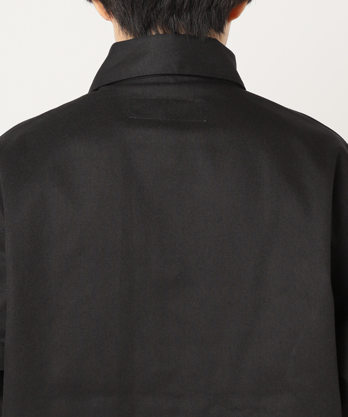 UNIVERSAL OVERALL（ユニバーサルオーバーオール）の「UNIVERSAL OVERALL 別注 ヘリテージライン カバーオール（カバーオール・メンズ・ブラック/ダークグリーン・MEDIUM/LARGE）」の11枚目の写真