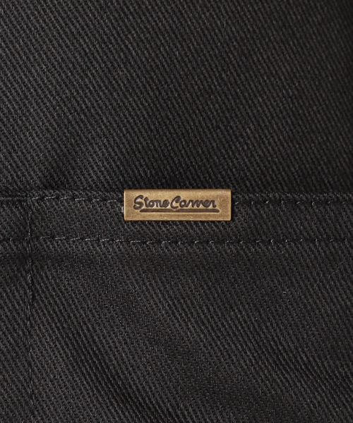 UNIVERSAL OVERALL（ユニバーサルオーバーオール）の「UNIVERSAL OVERALL 別注 ヘリテージライン カバーオール（カバーオール・メンズ・ブラック/ダークグリーン・MEDIUM/LARGE）」の15枚目の写真