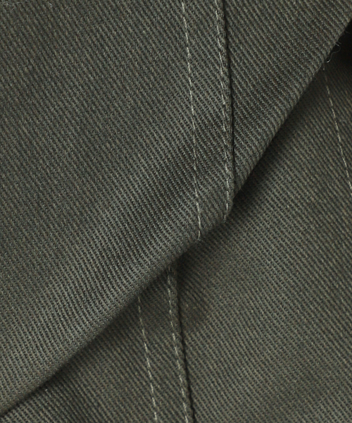 UNIVERSAL OVERALL（ユニバーサルオーバーオール）の「UNIVERSAL OVERALL 別注 ヘリテージライン カバーオール（カバーオール・メンズ・ブラック/ダークグリーン・MEDIUM/LARGE）」の21枚目の写真