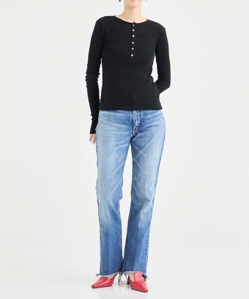 INSCRIRE/アンスクリア】Flower Lace Long Sleeve（Tシャツ/カットソー