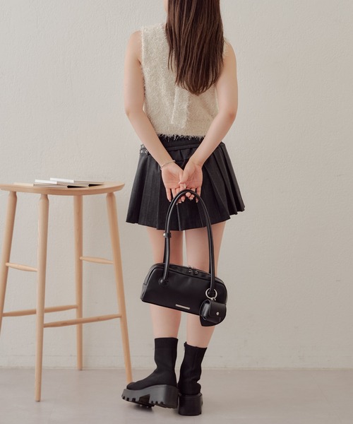 Chico（チコ）の「【500mlペットボトル収納可】ハートチャーム付ロング