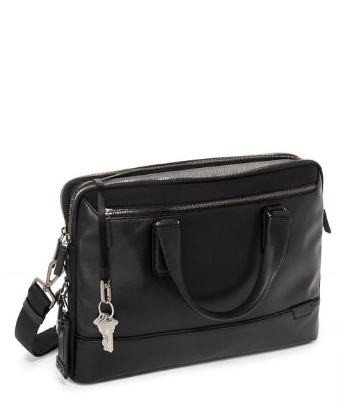 TUMI（トゥミ）の「HARRISON 「シカモア」スリム・ブリーフ（A4/PC14インチまで対応）（ビジネスバッグ・メンズ・ブラック×ブラック・FREE）」の3枚目の写真