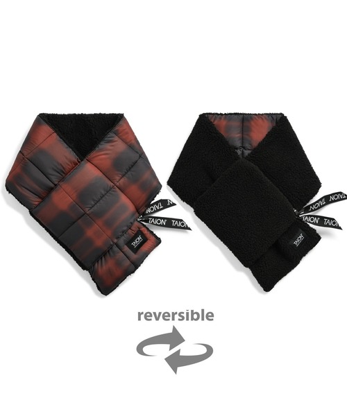 TAION(タイオン)の「【TAION(タイオン)】〈グッズ〉マウンテン リバーシブル ダウン×ボアマフラー(マフラー・メンズ・パープル系その他2/オリーブ系/オリーブ系2/グリーン系その他4/ブラック×ブラック/グレー系その他3/ライトグレー系/ライトグレー系1/ブラウン系その他4/ベージュ系その他2/ネイビー系1/ネイビー系4/レッド系その他3/ブラック×ベージュ/ブラウン系その他7/ネイビー系2・ONESIZE)」の16枚目の写真