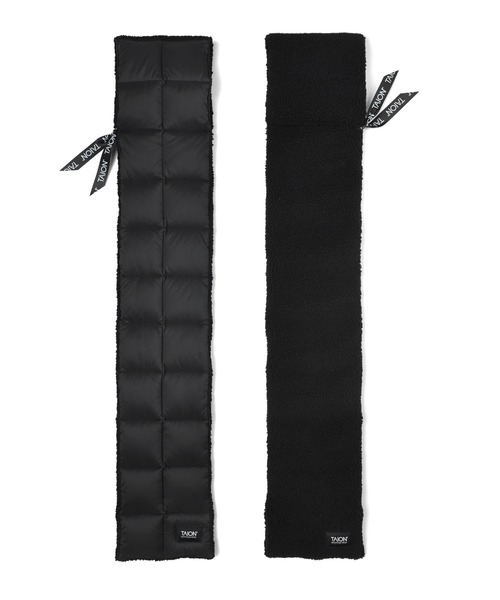 TAION(タイオン)の「【TAION(タイオン)】〈グッズ〉マウンテン リバーシブル ダウン×ボアマフラー(マフラー・メンズ・パープル系その他2/オリーブ系/オリーブ系2/グリーン系その他4/ブラック×ブラック/グレー系その他3/ライトグレー系/ライトグレー系1/ブラウン系その他4/ベージュ系その他2/ネイビー系1/ネイビー系4/レッド系その他3/ブラック×ベージュ/ブラウン系その他7/ネイビー系2・ONESIZE)」の17枚目の写真