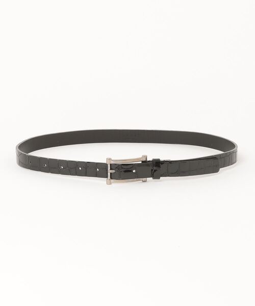 Theory セオリー 現行 ベルト 黒 レザー メッシュ 編み込み Theory（セオリー） レザーメッシュベルト セオリー ベルト 黒