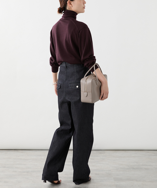 ライトウールタートルニット（ニット/セーター）｜VERMEIL par