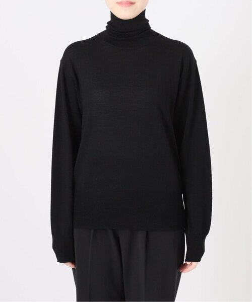 新品 VERMEIL par iena カシミヤ タートルネックニット ブラック VERMEIL par iena（ヴェルメイユパーイエナ）の「タートルネック