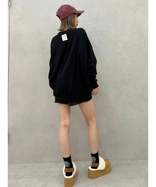 GYDA(ジェイダ)の「GYDALMATIAN PHOTOトップス(スウェット・レディース・オフホワイト/ブラック・FREE)」の10枚目の写真