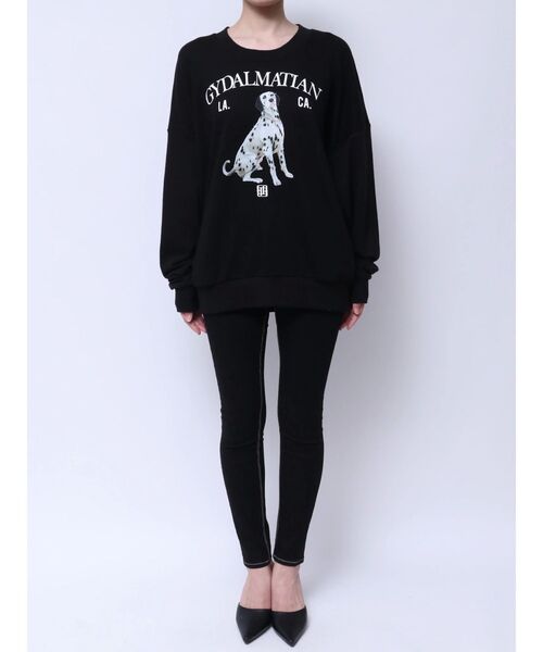 GYDA(ジェイダ)の「GYDALMATIAN PHOTOトップス(スウェット・レディース・オフホワイト/ブラック・FREE)」の19枚目の写真