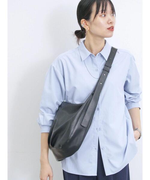 Samansa Mos2 blue(サマンサモスモスブルー)の「ラウンドショルダーバッグ(ハンドバッグ・レディース・キナリ/ブラック/ブラウン・F)」の15枚目の写真