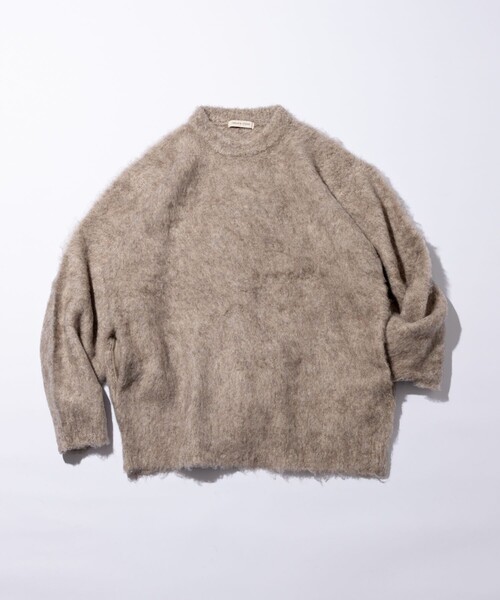 FREAK'S STORE(フリークスストア)の「FREAK’S STORE/フリークスストア シャギーニット クルーネック/プルオーバー(ニット/セーター・メンズ・ブルー/ブラウン/グリーン/チャコール/ベージュ/オレンジ・MEDIUM/LARGE/SMALL)」の15枚目の写真
