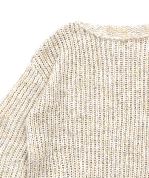 セール】アルパカタッチミックスカラーニット（ニット/セーター