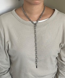 whoseA（フーシー）の「【金属アレルギー対応】AnywhereJaggedNecklace/エニィウェア ジャグド ステンレスネックレス（ネックレス）」