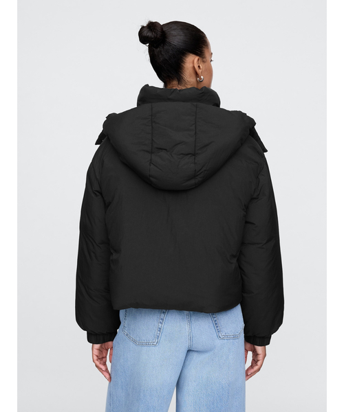 GAP（ギャップ）の「クロップド デュベ ラップ パファー