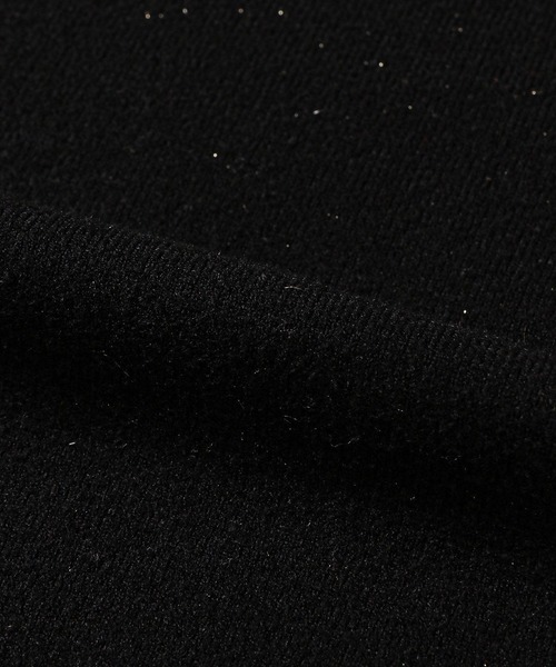 mysty woman（ミスティウーマン）の「ラメハイネックニットプルオーバー　246400（ニット/セーター・レディース・ブルー/オフホワイト/ブラック/モカ/レッド/ライトグリーン/ライトブルー・FREE）」の17枚目の写真