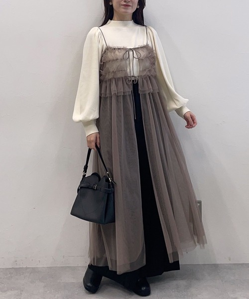 美品 MUVEIL ラメ ラインニット ミュベール ネイビー ハイネック 美品 MUVEIL ラメ ラインニット ミュベール ネイビー ハイネック