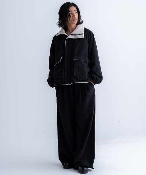 SINSS（シンス）の「Reversible blouson / リバーシブルブルゾン（ブルゾン・メンズ・ブラック/ブラウン・SMALL/MEDIUM/LARGE/X-SMALL）」の7枚目の写真