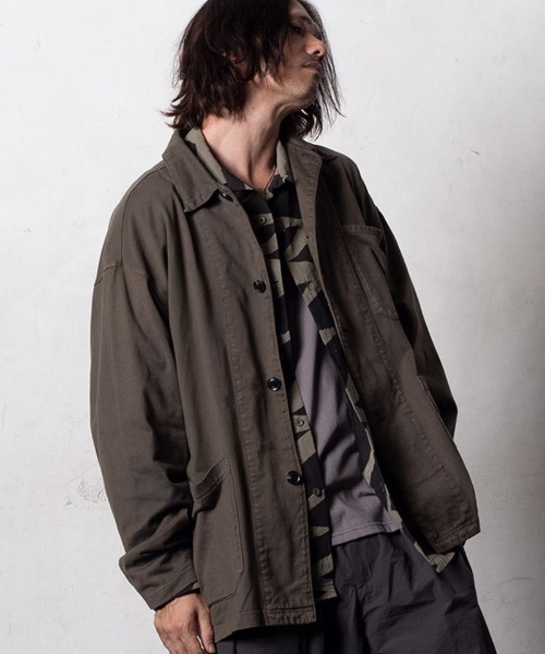 EGO TRIPPING（エゴトリッピング）の「mj10417-BLUETTE カバーオール（カバーオール・メンズ・ネイビー/グレイッシュベージュ/ブラック・46/48）」の7枚目の写真