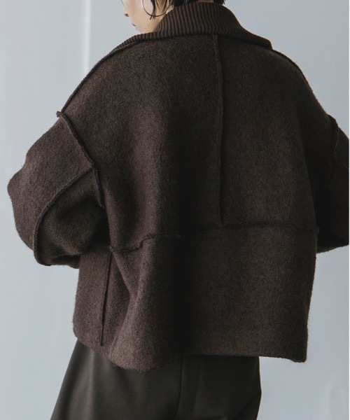 セール】2WAYカラー ブークレ―ブルゾン（ブルゾン）｜TENTO（テント