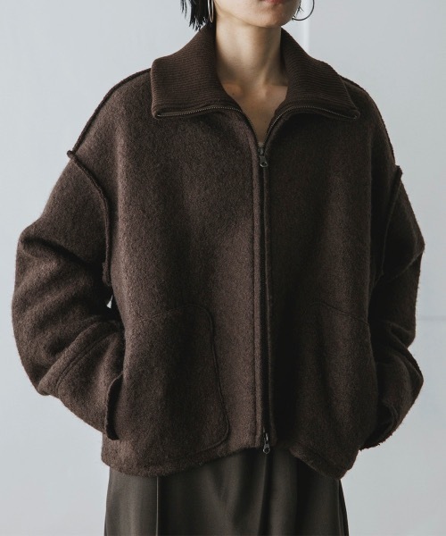 セール】2WAYカラー ブークレ―ブルゾン（ブルゾン）｜TENTO（テント