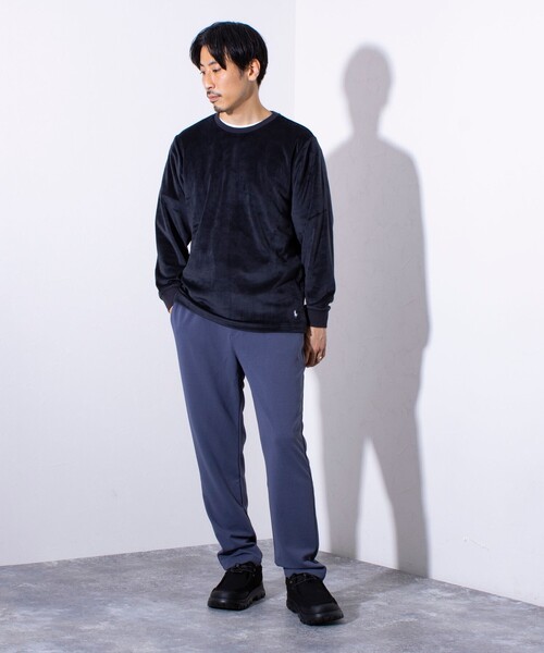 GLOSTER（グロスター）の「【GLOSTER/グロスター】ジョーゼット ストレッチイージーパンツ ストレッチ/防シワ（その他パンツ・メンズ・ネイビー/グレイッシュベージュ/ブラック/ブルー・XL/L/M/S）」の5枚目の写真