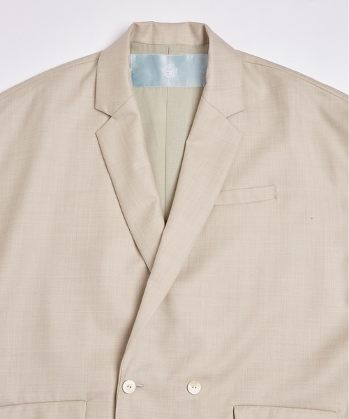 Dulcamara（ドゥルカマラ）の「よそいきルーズWJK（テーラードジャケット・メンズ・ブラック/ミックスグレー/ベージュ系・0/1）」の19枚目の写真