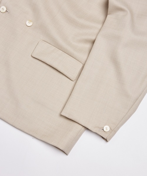 Dulcamara（ドゥルカマラ）の「よそいきルーズWJK（テーラードジャケット・メンズ・ブラック/ミックスグレー/ベージュ系・0/1）」の20枚目の写真