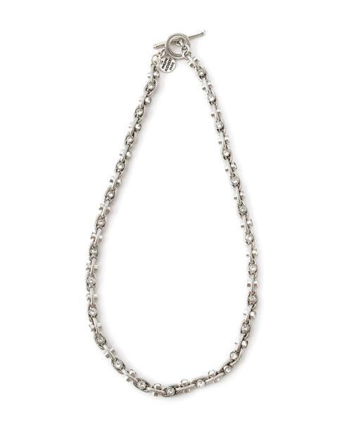 PHILIPPE AUDIBERT ネックレス ビジュー シルバー PHILIPPE AUDIBERT（フィリップ オーディベール）の「PHILIPPE