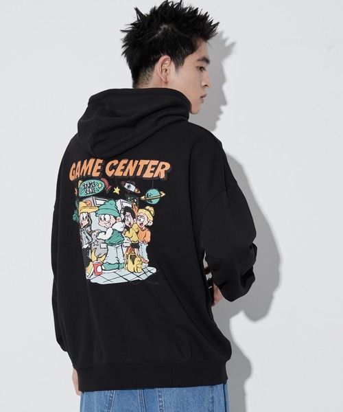 NEW JACK(ニュージャック)の「∴WEGO/別注NEW JACKグラフィックプルパーカー(パーカー・メンズ・アッシュグレー/スミクロ/ホワイト/ブラック・MEDIUM/LARGE)」の12枚目の写真
