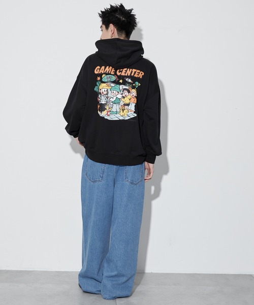 NEW JACK(ニュージャック)の「∴WEGO/別注NEW JACKグラフィックプルパーカー(パーカー・メンズ・アッシュグレー/スミクロ/ホワイト/ブラック・MEDIUM/LARGE)」の14枚目の写真