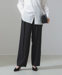 美品 デミルクス ビームス 上品ワイドパンツ センタープレスパンツ Demi-Luxe BEAMS｜デミルクス ビームスのパンツ（センタープレス