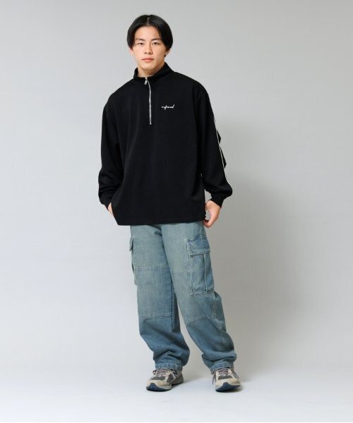 GLAZOS（グラソス）の「デニム・ダブルニーカーゴパンツ（その他パンツ・キッズ・ライトブルー/ブラック/ブルー・S/M/L/LL）」の21枚目の写真