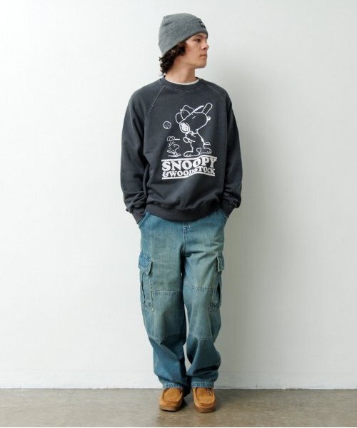 GLAZOS（グラソス）の「デニム・ダブルニーカーゴパンツ（その他パンツ・キッズ・ライトブルー/ブラック/ブルー・S/M/L/LL）」の19枚目の写真