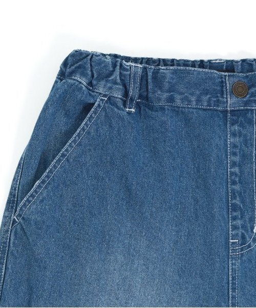 GLAZOS（グラソス）の「デニム・ダブルニーカーゴパンツ（その他パンツ・キッズ・ライトブルー/ブラック/ブルー・S/M/L/LL）」の12枚目の写真