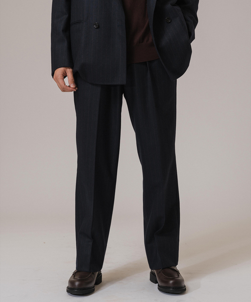 EDIFICE(エディフィス)の「La.French(ラ・フレンチ) crayone.Striped Trousers(スラックス・メンズ・ダークブルー/チャコールグレー・SMALL/MEDIUM/LARGE)」の6枚目の写真