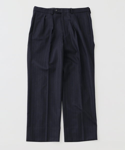 EDIFICE(エディフィス)の「La.French(ラ・フレンチ) crayone.Striped Trousers(スラックス・メンズ・ダークブルー/チャコールグレー・SMALL/MEDIUM/LARGE)」の12枚目の写真
