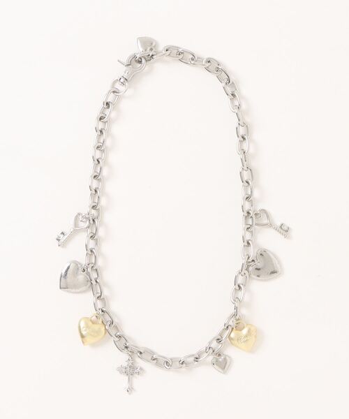 SANSeLF(サンセルフ)の「【LONSLAN】 ハートチャームネックレス sanal24a024(ネックレス・レディース・シルバー・FREE)」の20枚目の写真